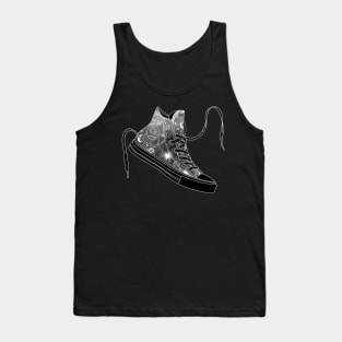 Cancer high tops - Space canvas Tank Top